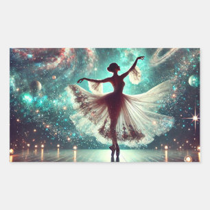 Space ballerina sticker