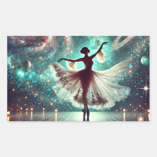 Space ballerina sticker