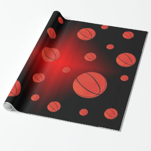 Space Basketball Wrapping Paper