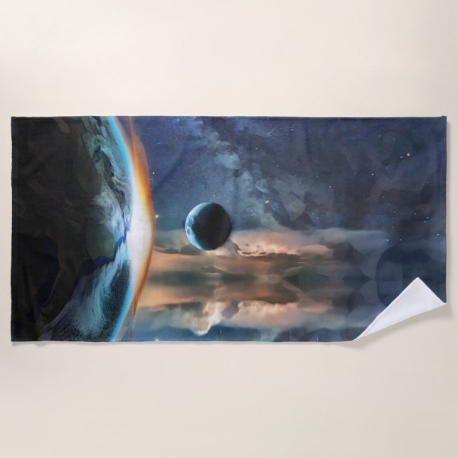 Space Beach Towel (Front)