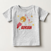 Space Birthday Customizable Shirt