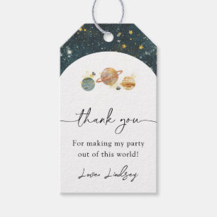 Space Birthday Favour Tag   Space Party