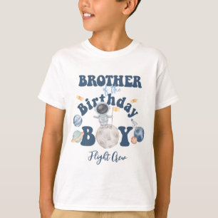Space Birthday Sibling Brother of the Birthday Boy T-Shirt