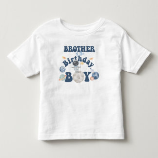 Space Birthday T-shirt-Brother of the birthday boy Toddler T-shirt