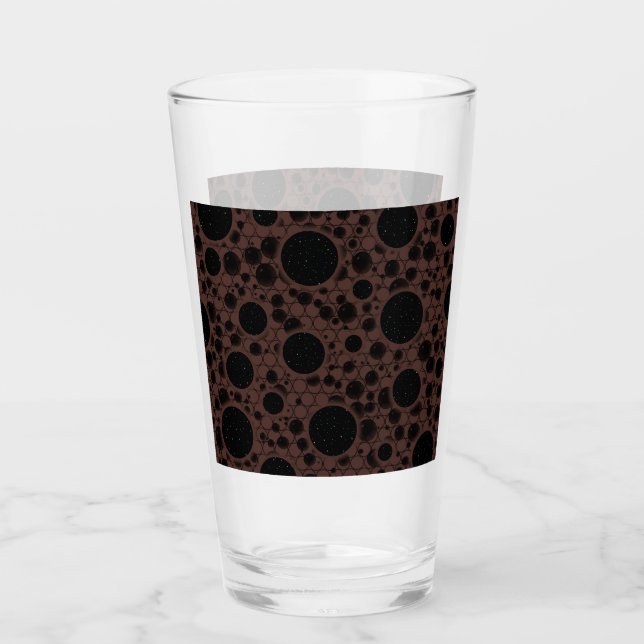 Space Bubble Spots - Brown Glass (Front)