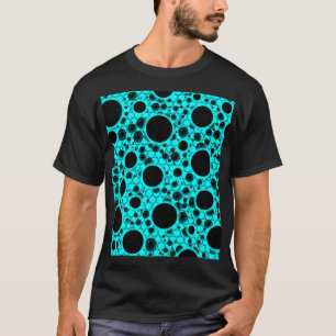 Space Bubble Spots - Cyan T-Shirt