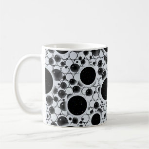 Space Bubble Spots - Glitter White Coffee Mug