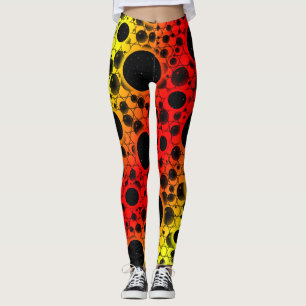 Space Bubble Spots - Heat WYR Leggings