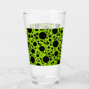 Space Bubble Spots - Lime Glass