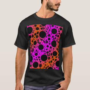 Space Bubble Spots - Pink/Orange T-Shirt