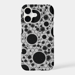 Space Bubble Spots - Silver