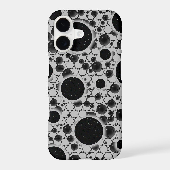 Space Bubble Spots - Silver (Back)