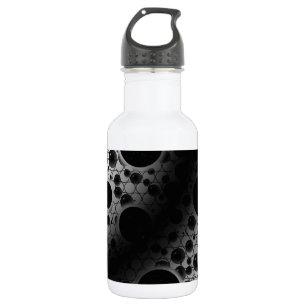 Space Bubble Spots - White/Black 532 Ml Water Bottle