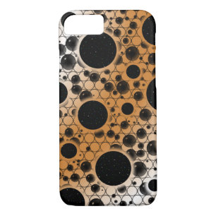 Space Bubble Spots - White/Bronze Case-Mate iPhone Case