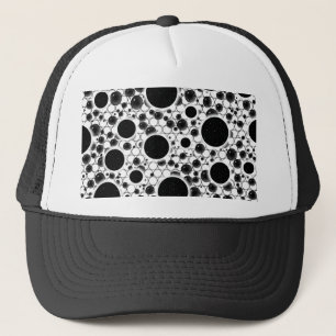 Space Bubble Spots - White Trucker Hat