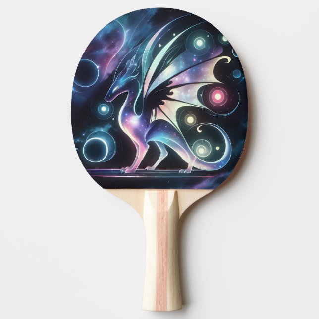 Space Butterfly Dragon  Ping Pong Paddle (Front)