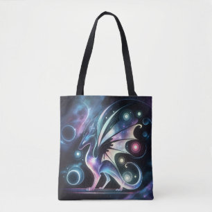 Space Butterfly Dragon  Tote Bag