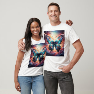 Space Butterfly Living Machine T-Shirt