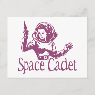 Space Cadet Pink Postcard