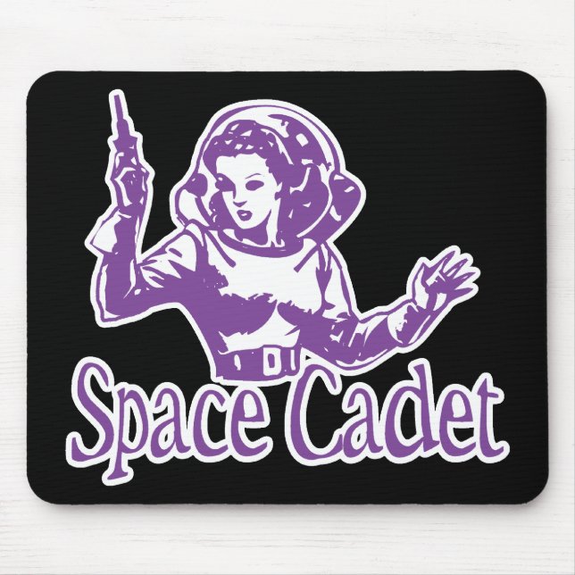 Space Cadet Purple Mouse Pad (Front)