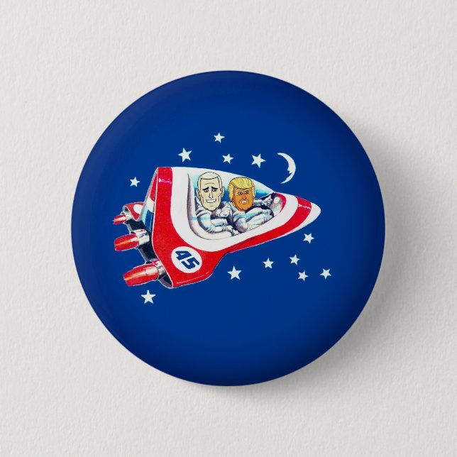 Space Cadets 2 Inch Round Button (Front)