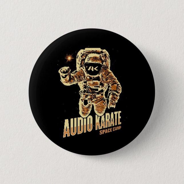 Space Camp  2 Inch Round Button (Front)
