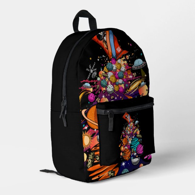 Space Candy Printed Backpack (Back Corner Left)