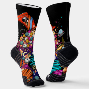 Space Candy Socks