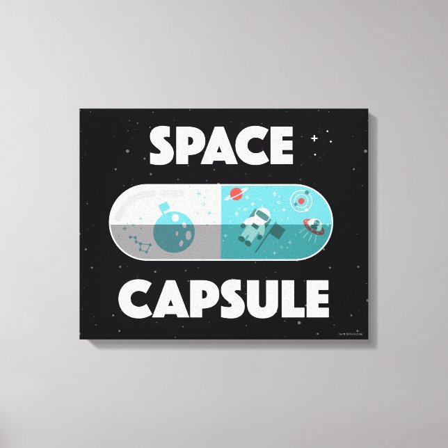 Space Capsule Canvas Print (Front)