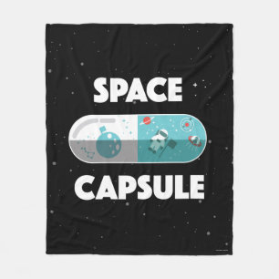 Space Capsule Fleece Blanket