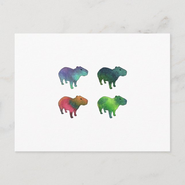 Space Capybaras Postcard (Front)