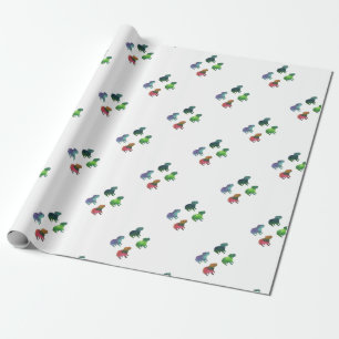 Space Capybaras Wrapping Paper
