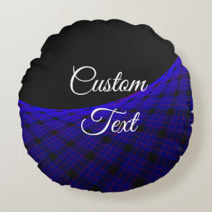 Space Carpet Geometric Round Pillow