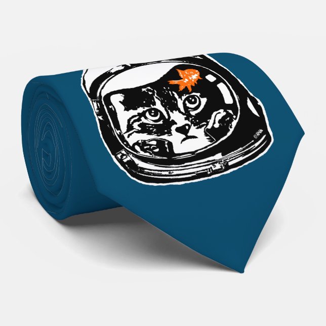 Space cat and the goldfish tie (Rolled)