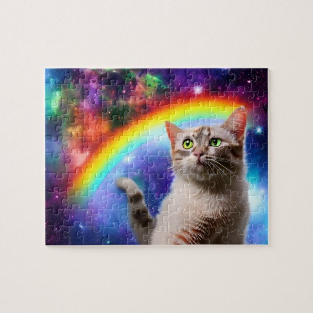 Space Cat Jigsaw Puzzle (Horizontal)