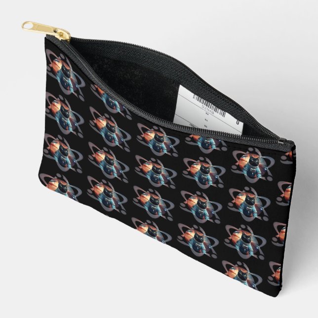 Space Cat Science Accessory Pouch (Open)