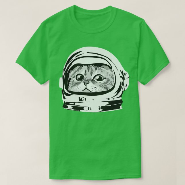 Space Cat T-Shirt (Design Front)