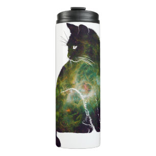 Space Cat Thermal Tumbler