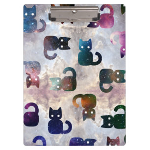 Space Cats Galaxy Cat Clipboard
