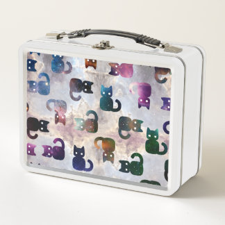 Space Cats | Galaxy Cat Metal Lunch Box