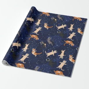 Space Cats Wrapping Paper