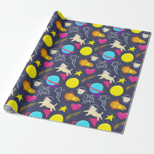 Space Cats Wrapping Paper