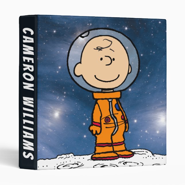 SPACE | Charlie Brown Astronaut Binder (Front/Spine)