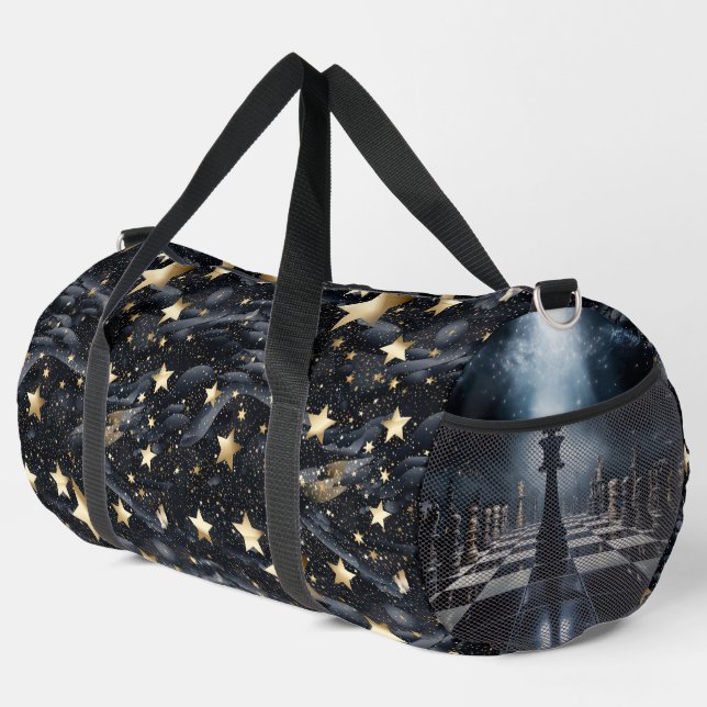 Space Chess Master Large Duffing Sac (Coin droit)