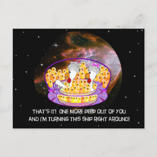 Space Chickens Postcard