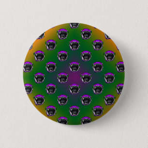Space Chimp 2 Inch Round Button