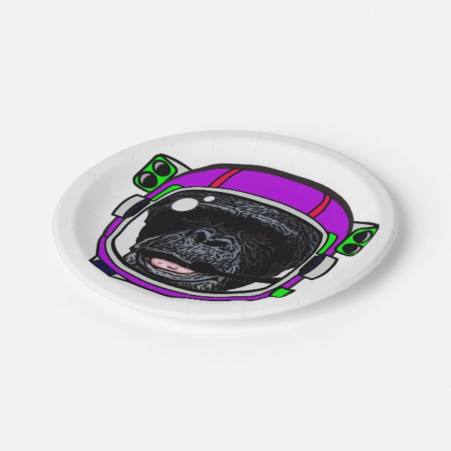 Space Chimp Plate (Angled)