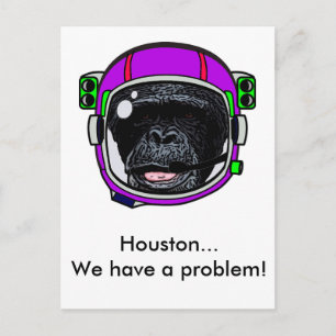 Space Chimp Postcard