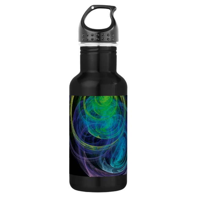 Space Circles 532 Ml Water Bottle (Front)