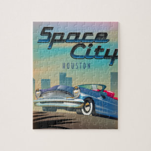 Space City Houston Jigsaw Puzzle